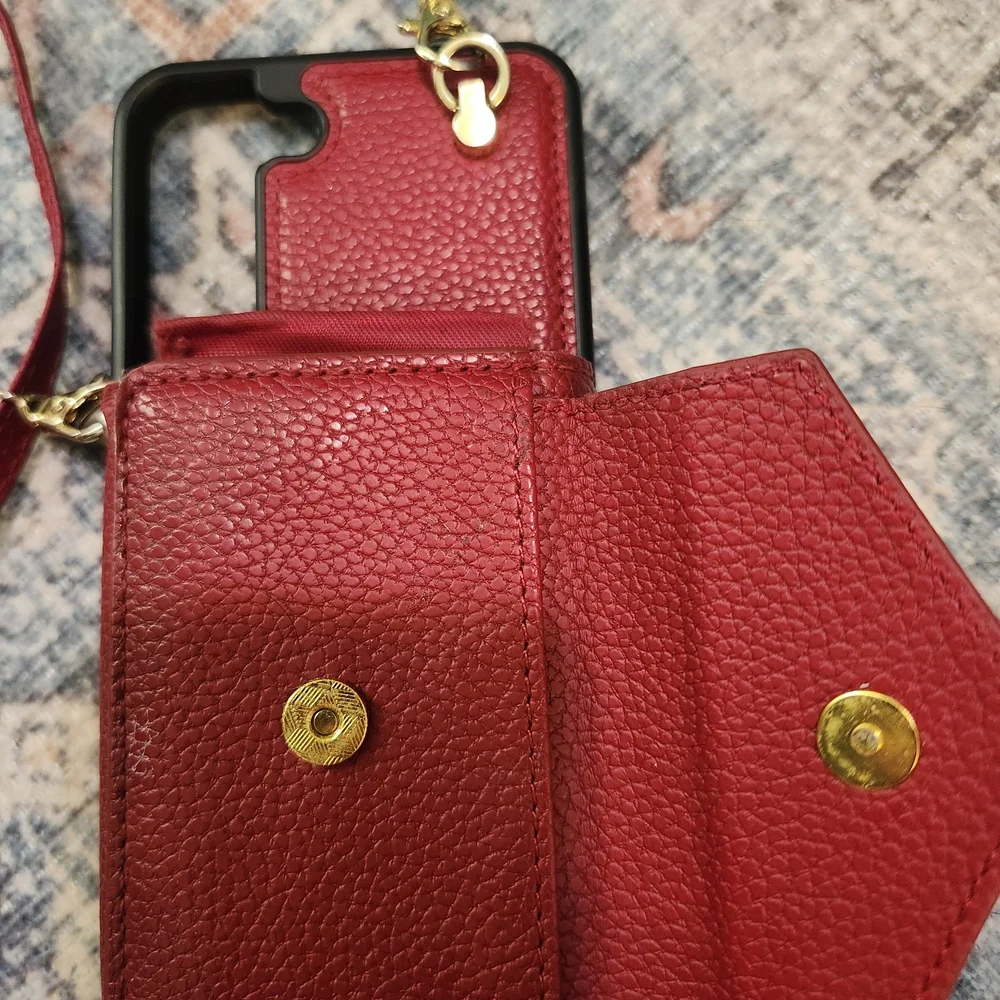 Red Crossbody Phone Case with Strap